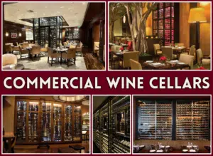 Commercial Wine Cellars Designed by Custom Wine Cellar Team