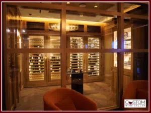 Commercial Wine Cabinets at the The Palazzo Gaming Lounge