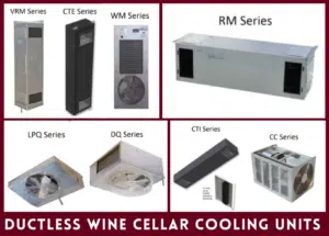 Ductless Wine Cellar Cooling Units by the US Cellar Systems