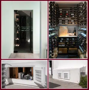US Cellar Systems Cooling Unit Installed in this Modern Wine Cellar