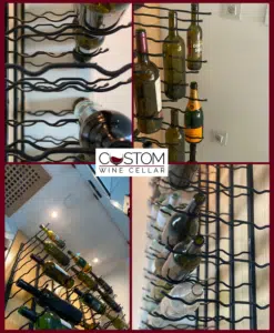 Metal Racking Elegantly Installed for this Modern Wine Cellars