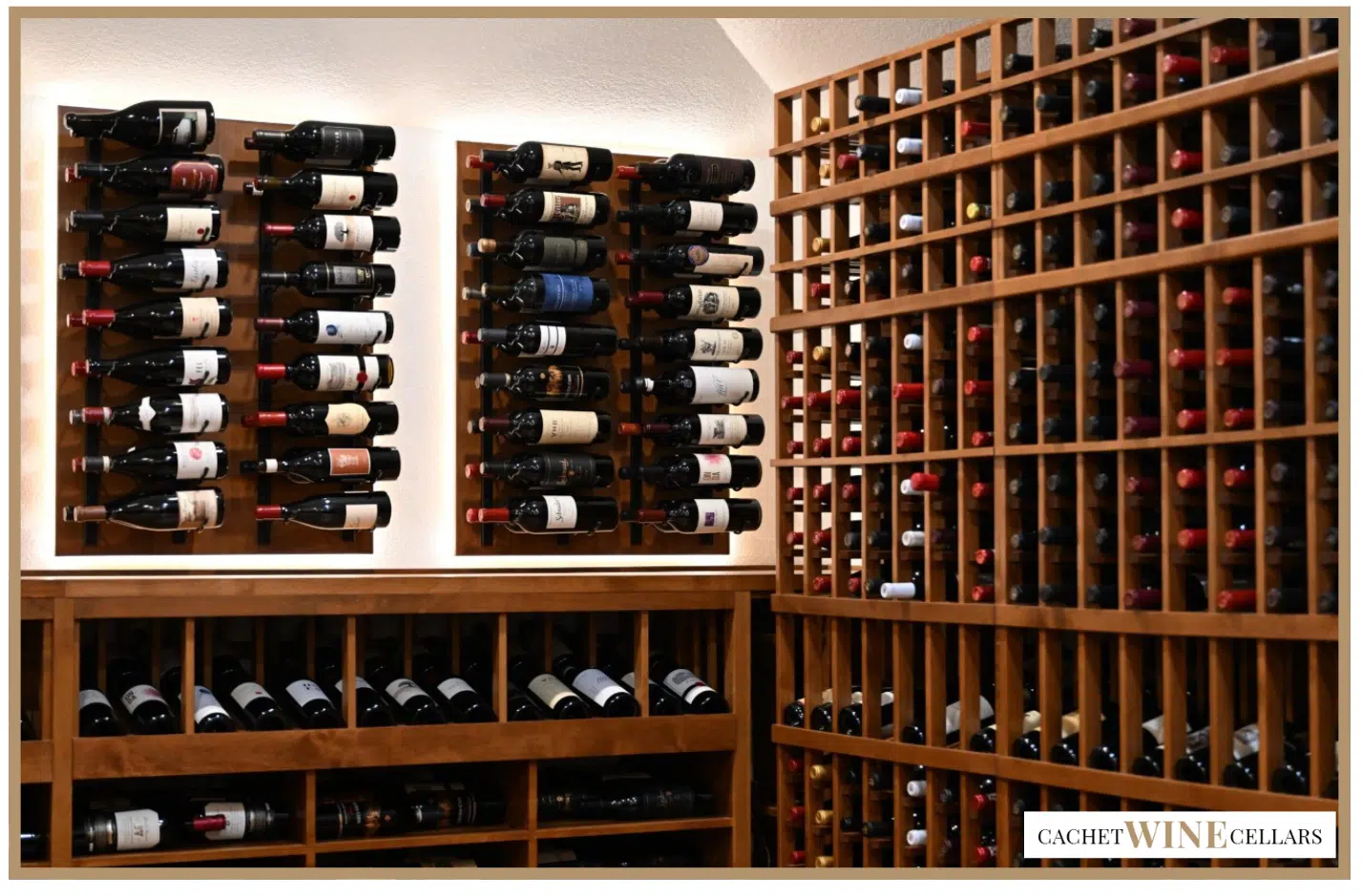 Call our experts to begin your wine cellar journey! Cachet WIne Cellars: Custom Wine Racks
