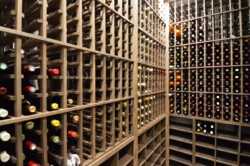 15 - Custom Wine Racks with Wooden Racking System in California Custom Wine Racks with Wooden Racking System in California