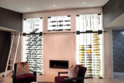 8 - Sophisticated Modern Wine Cellar Lighting in a Califonia Home Sophisticated Modern Wine Cellar Lighting in a Califonia Home