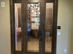 10 - Wooden Racking System Installed for a California Custom Wine Cellar Wooden Racking System Installed for a California Custom Wine Cellar