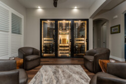 3 - Modern Glass Las Vegas Wine Closet