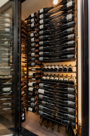 3- Stylish Metal Wine Racks for a Modern Wine Closet Metal Wine Racking Style for Modern G;ass Wine Closet