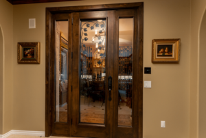 wine cellar doors alder wood