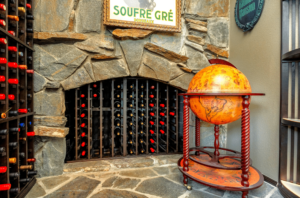 6 - Conversion of Old Fireplace into Wooden Wine Racks