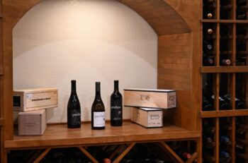 9 - Elegant Arch Feature: A Classic Centerpiece for Custom Wine Racks