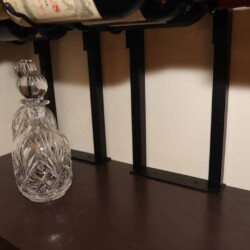 (12) Even in such a small space, there's still a place for other stuff besides wine!