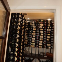 (2) Tight spaces, like this small walk in closet, can be hard to work with, but totally possible when you work with a professional designer.